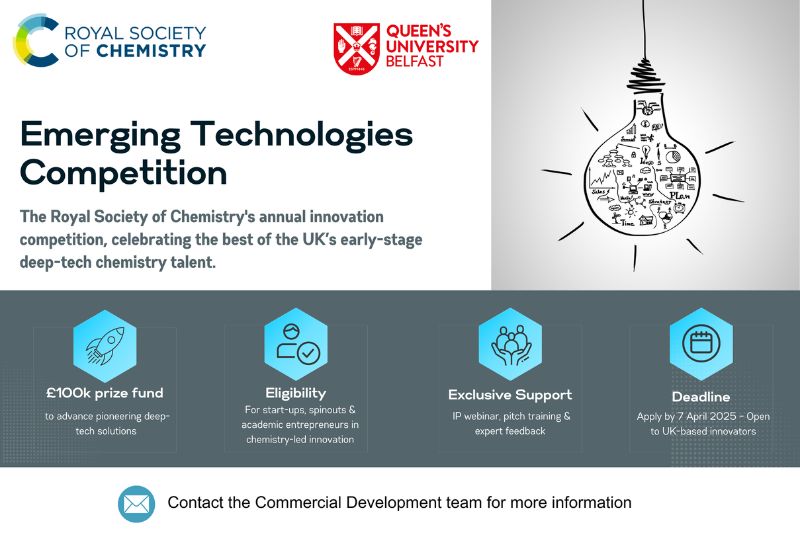 Emerging Technologies Competition white and grey graphic